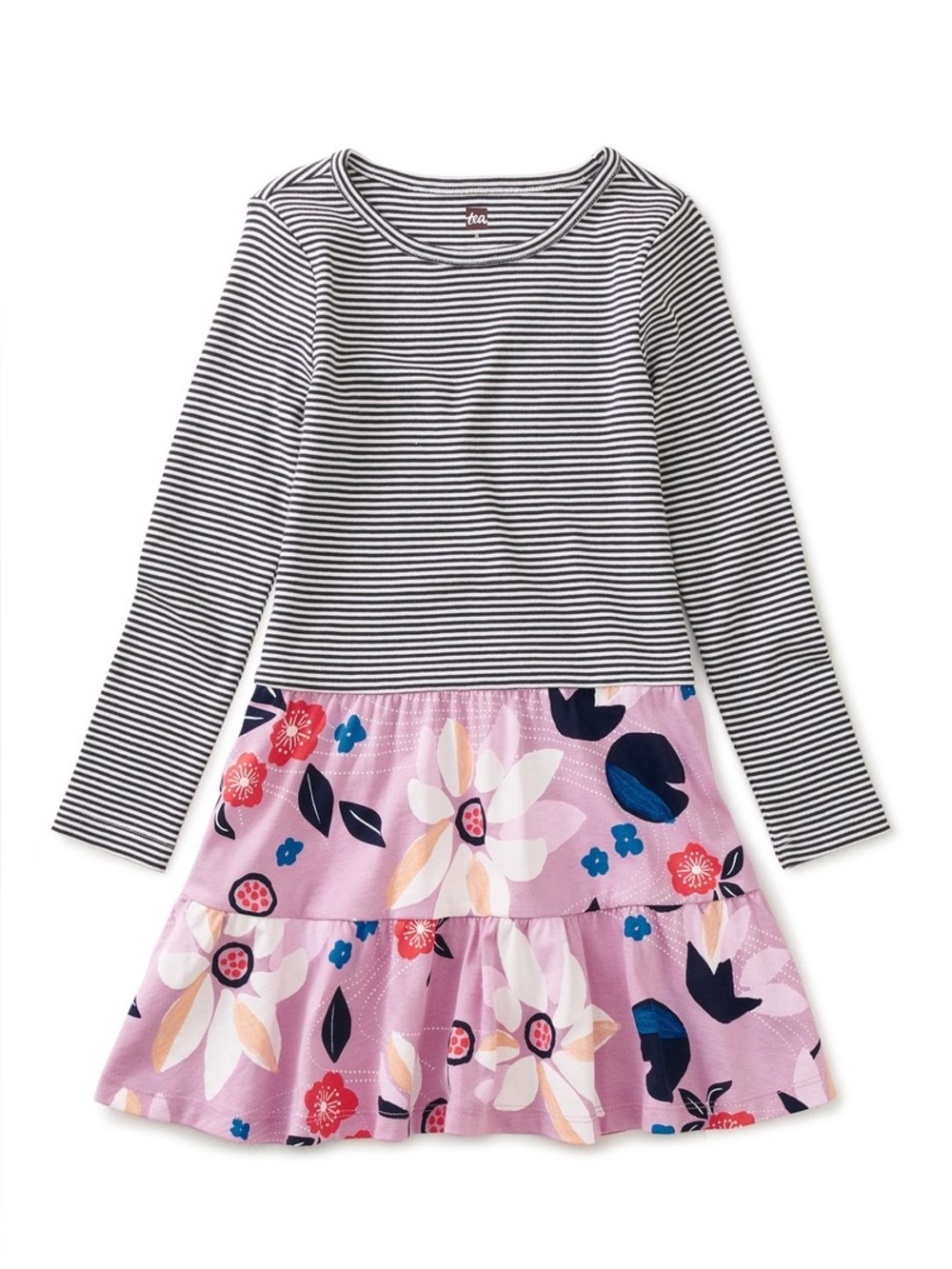 Size 2 Tea Collection Tiered Skirted Twirl Dress